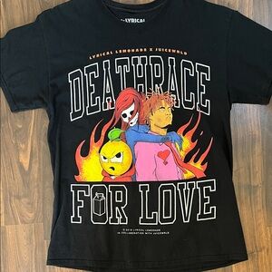 Lyrical Lemonade x Juice WRLD Black 'Deathrace For Love' Graphic Tee